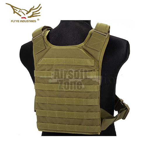 Fast Attack MOLLE Plate Carrier OD Green FLYYE - Airsoft Zone UK